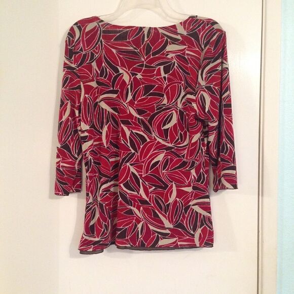 Sigrid Olsen blouse L - Picture 2 of 4